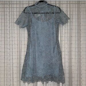 Blue Lace Dress